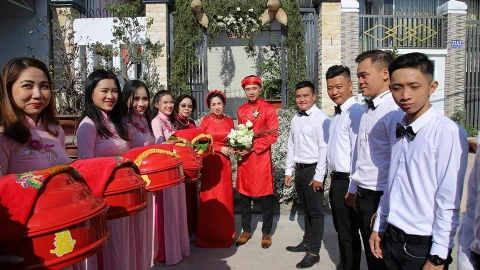 Hướng dẫn chi tiết thủ tục lễ ăn hỏi và xin dâu cùng một ngày