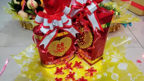 Dịch vụ mâm quả cưới hỏi, tráp cưới hỏi tại Dĩ An Bình Dương