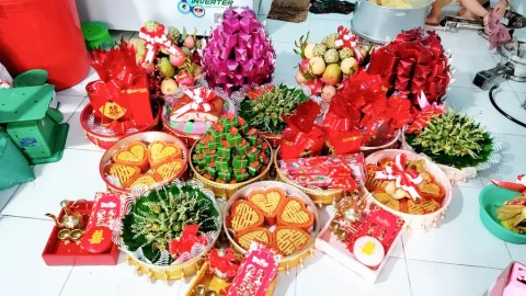 Chuyên Mâm Quả Cưới, Tráp Cưới tại An Điền Bến Cát