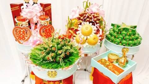 Mâm Quả Cưới Hỏi, Tráp Cưới Hỏi tại Tân Phước Khánh Tân Uyên