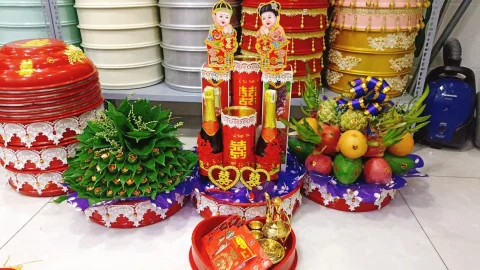 Gợi Ý Mâm Quả Cưới Rồng Phượng Độc Lạ Tại Bình Dương
