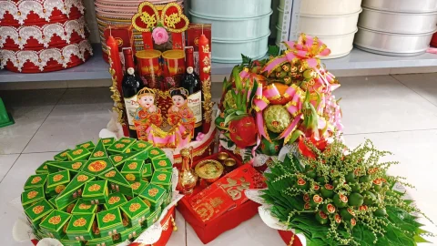 Người Miền Bắc Ở Bình Dương: Mâm Quả Cưới Hỏi Chuẩn Phong Tục