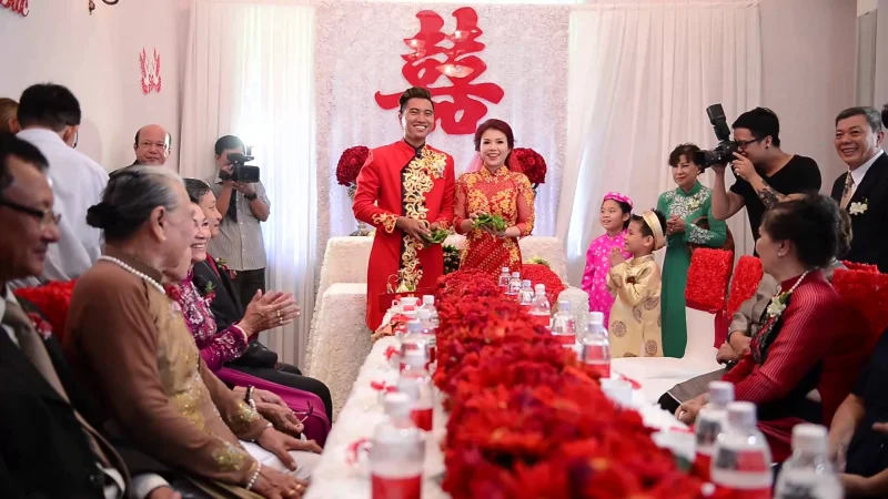 Hướng dẫn các bước lễ ăn hỏi kết hợp xin dâu tiết kiệm thời gian