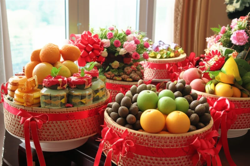 Những Cách Trang Trí Mâm Quả Cưới Sáng Tạo, Độc Đáo