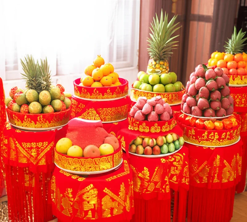 Những Cách Trang Trí Mâm Quả Cưới Sáng Tạo, Độc Đáo