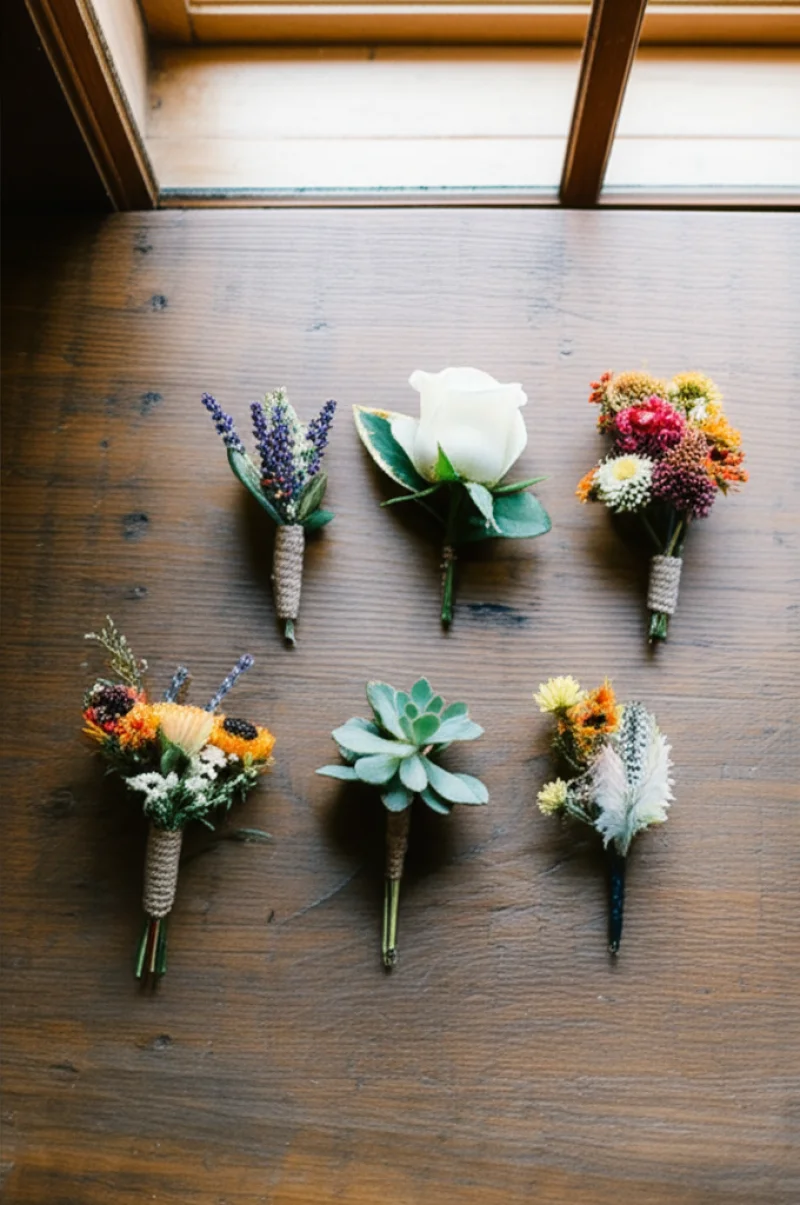 Bí Quyết Chọn Hoa Cài Áo Cho Quan Khách Chuẩn Dress Code Đám Cưới