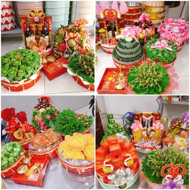 Kinh nghiệm chọn mâm quả cưới hỏi khi hai bên gia đình khác vùng miền