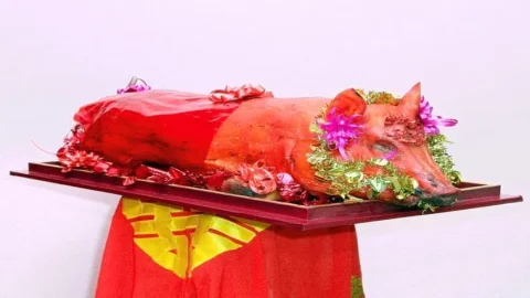 Mâm Quả Heo Sữa Quay