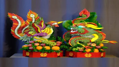 Mâm Quả Rồng Phụng