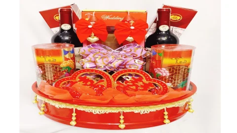 Mâm Quả Trà Rượu Nến