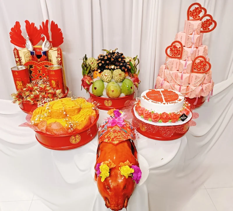 8 Mâm Quả Cưới Bình Dương: Tài Lộc, Phú Quý & Phong Thủy