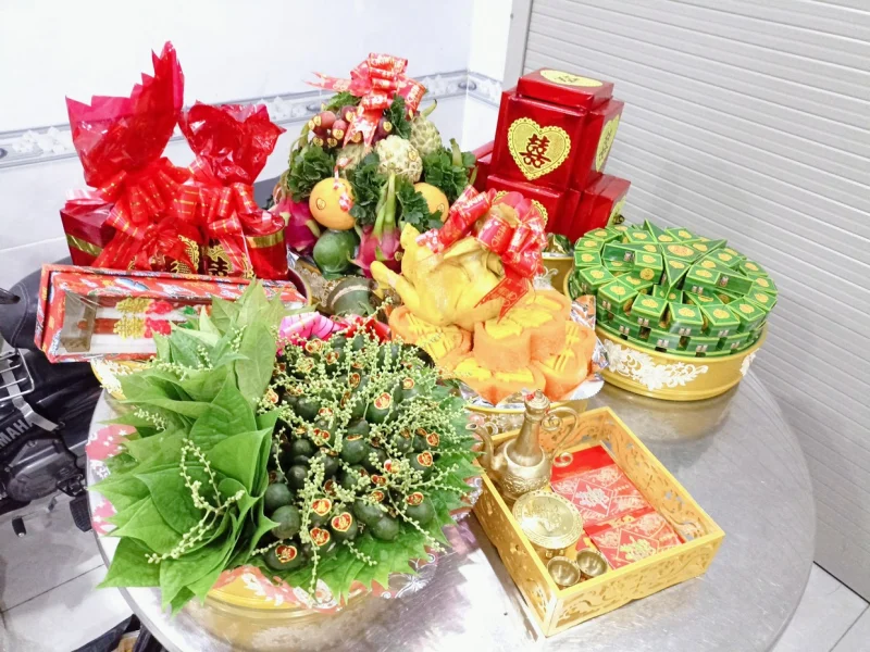 Đặt Mâm Quả Ăn Hỏi Nhà Gái Tại Bình Dương: Chuẩn Bị Chi Tiết