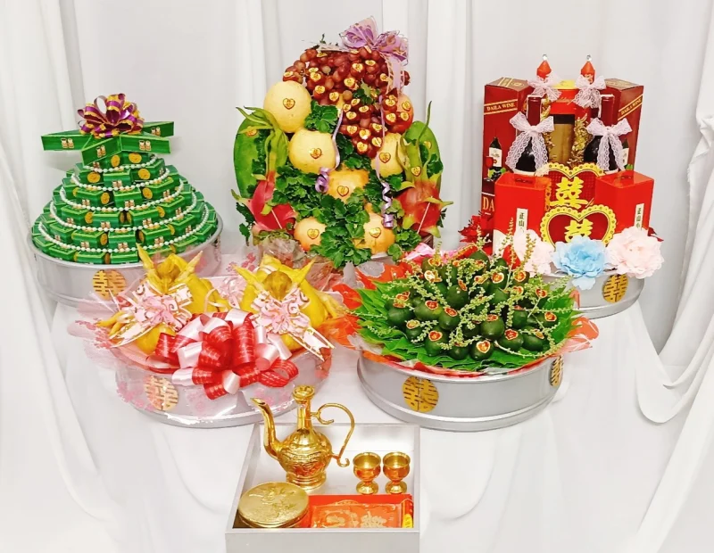 Kinh Nghiệm Thuê Mâm Quả Cưới Hỏi Nhà Trai & Nhà Gái Tại Bình Dương