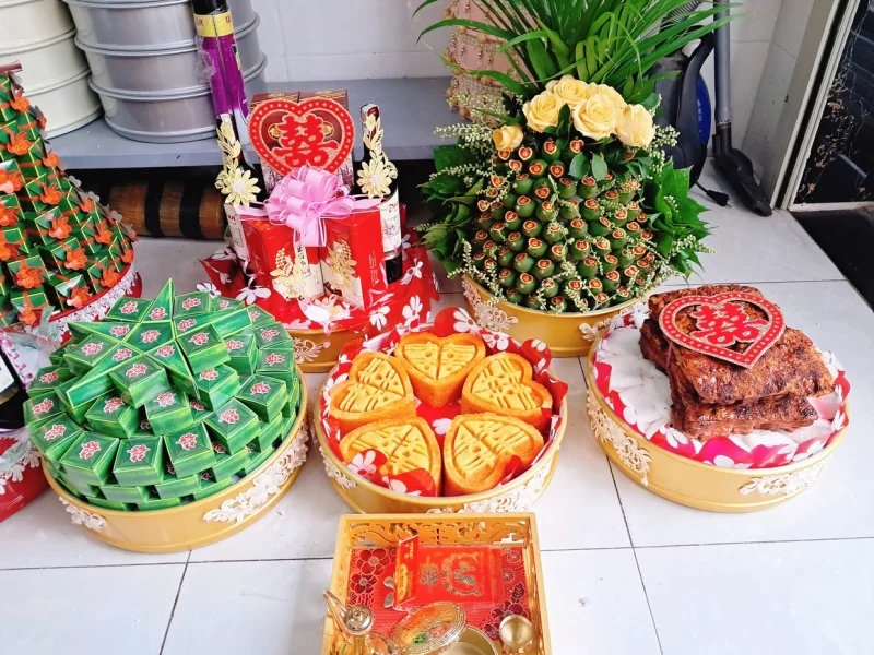 Làm Mâm Quả Cưới Theo Yêu Cầu Tại Bình Dương