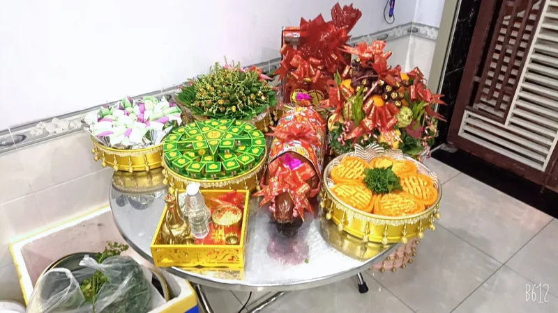 Mâm Quả Cưới Bến Cát Bình Dương Giá Rẻ Giao Tận Nhà
