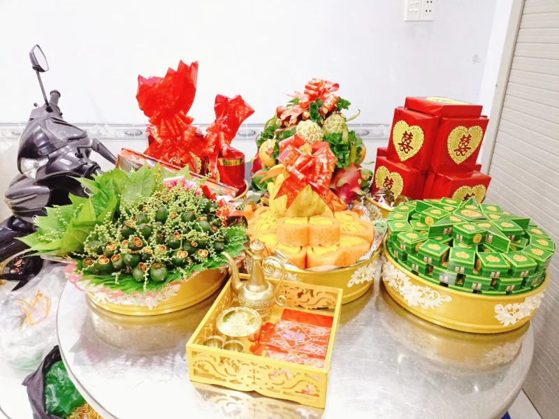 Mâm Quả Đám Hỏi Biên Hòa - Tráp Đám Hỏi Đẹp, Ý Nghĩa Tại TuyeWedding
