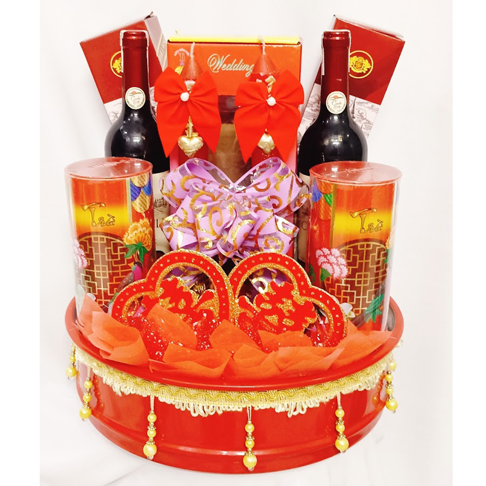 Mâm Quả Trà Rượu Nến